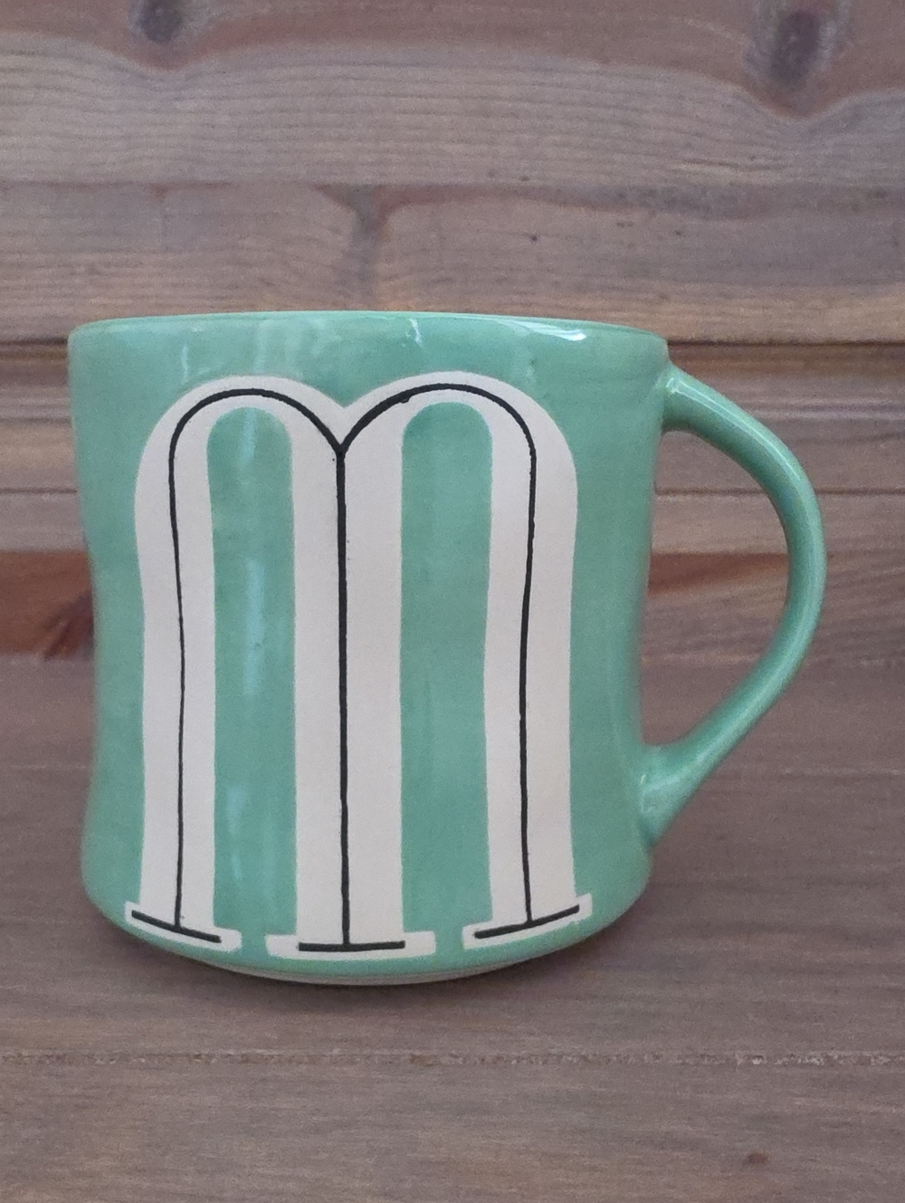 Anthropologie Mia Monogram Mug